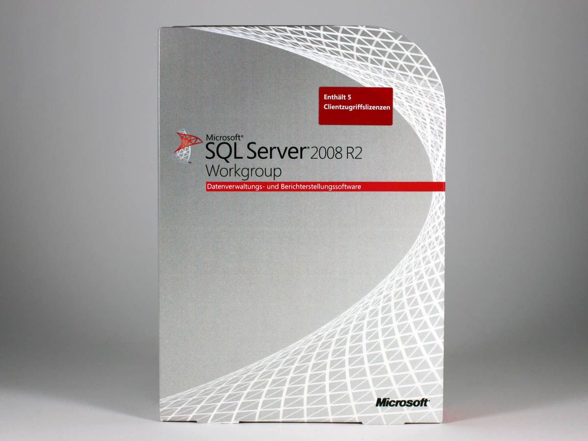 Microsoft SQL Server 2008 R2 Workgroup Edition | ESD | Vollversion Microsoft SQL Server 2008 R2 Workgroup Edition | ESD | Vollversion