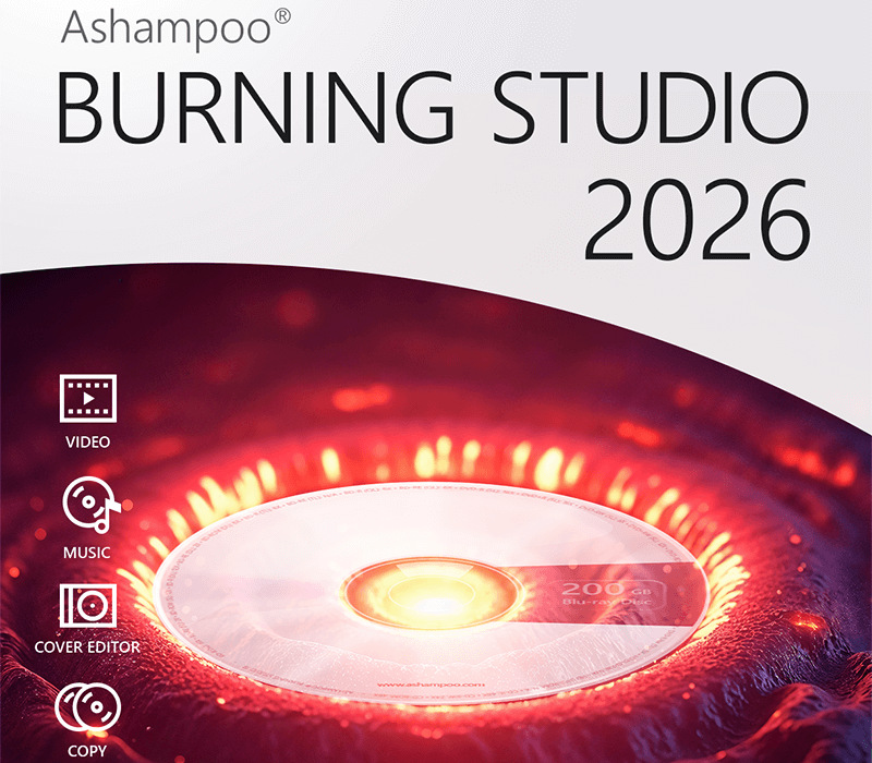 Ashampoo Burning Studio 2026 CD Key (2 PCs) Ashampoo Burning Studio 2026 CD Key (2 PCs)