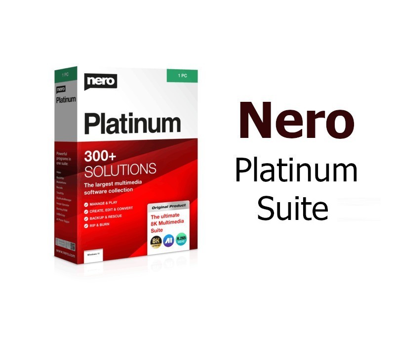 Nero Platinum Suite (1 Jahr / 1 PC)