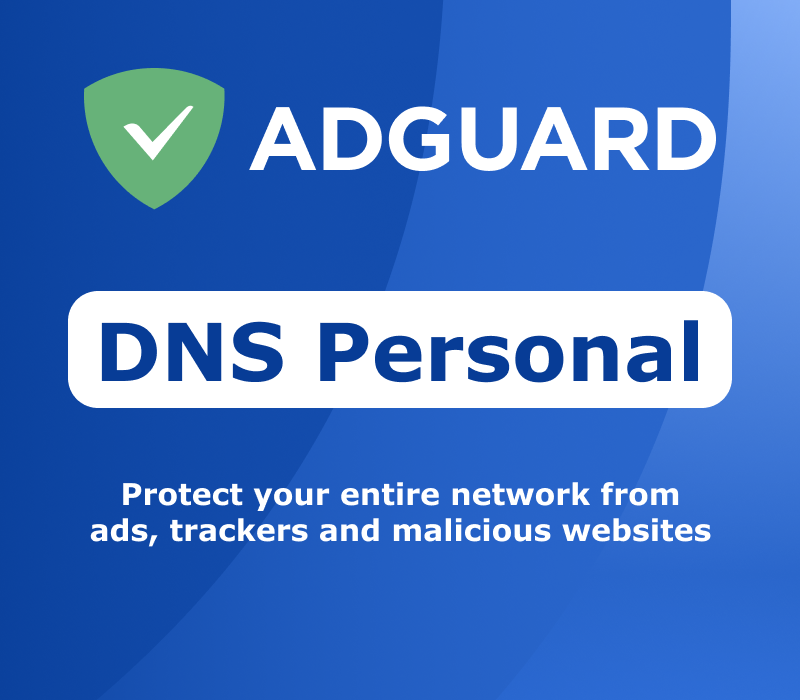 AdGuard DNS Personal Key (1 Monat / 20 Geräte)
